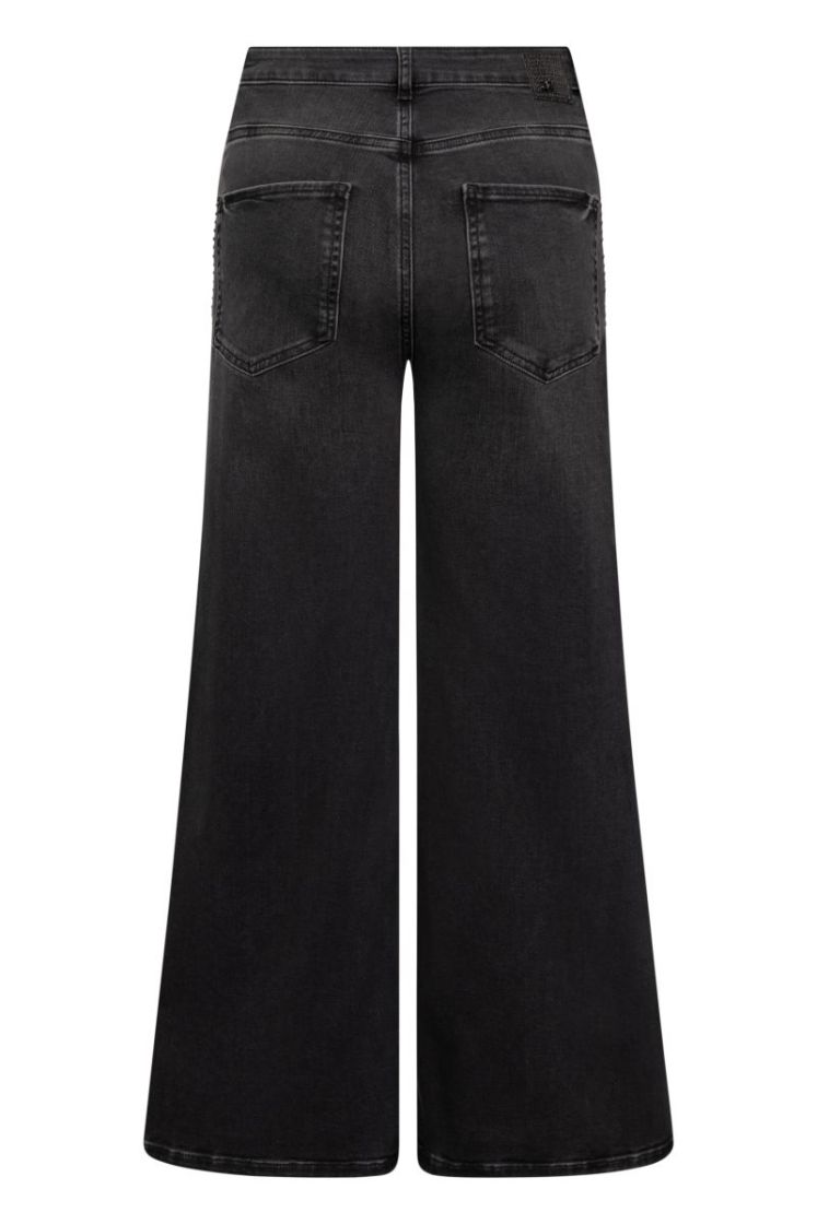 SVENTY CROP BLING DARK GREY